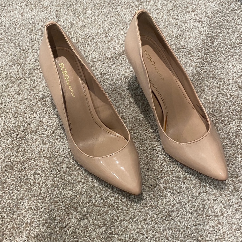 BCBGeneration Beige Heels